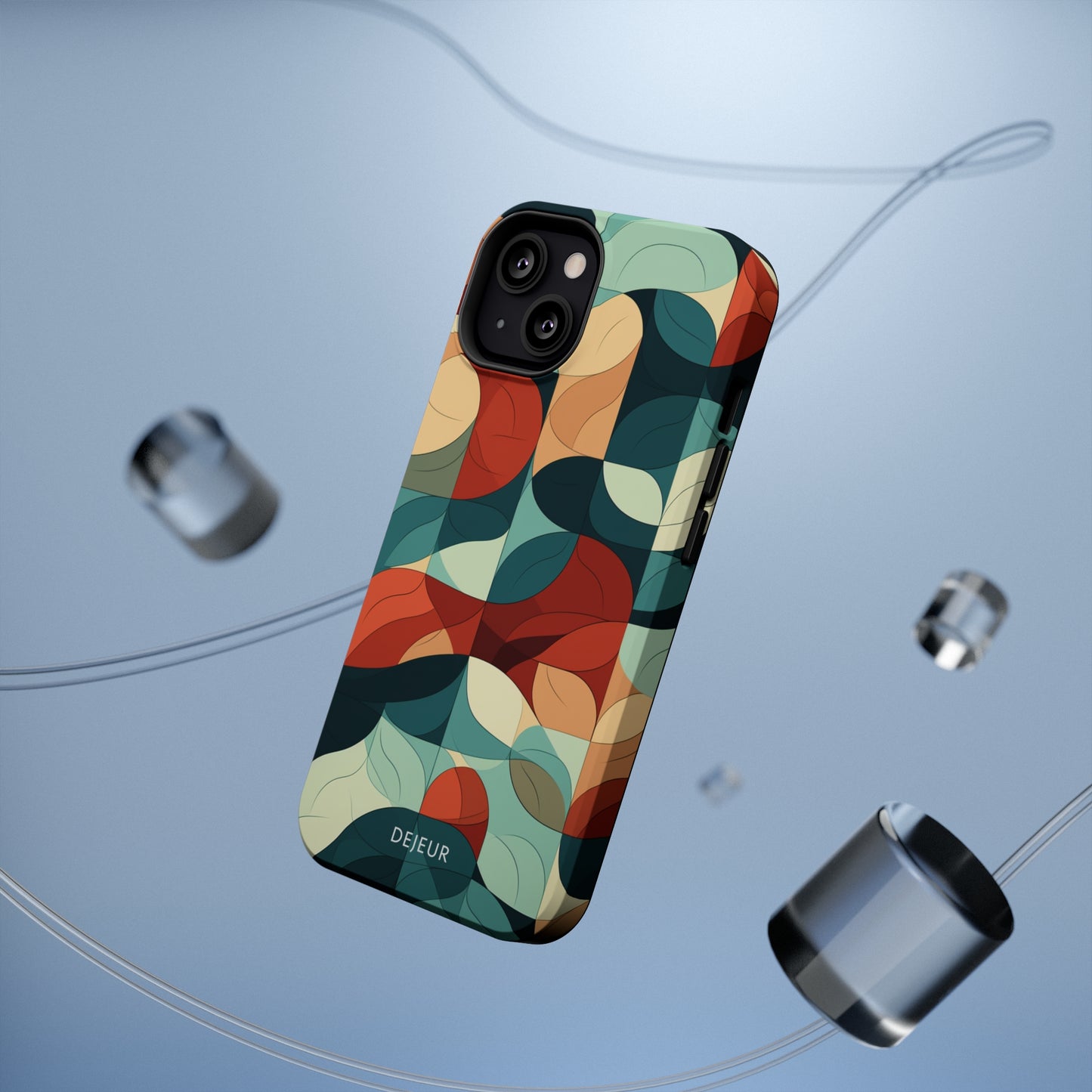 Abstract Circular Shapes - iPhone MagSafe Tough Case