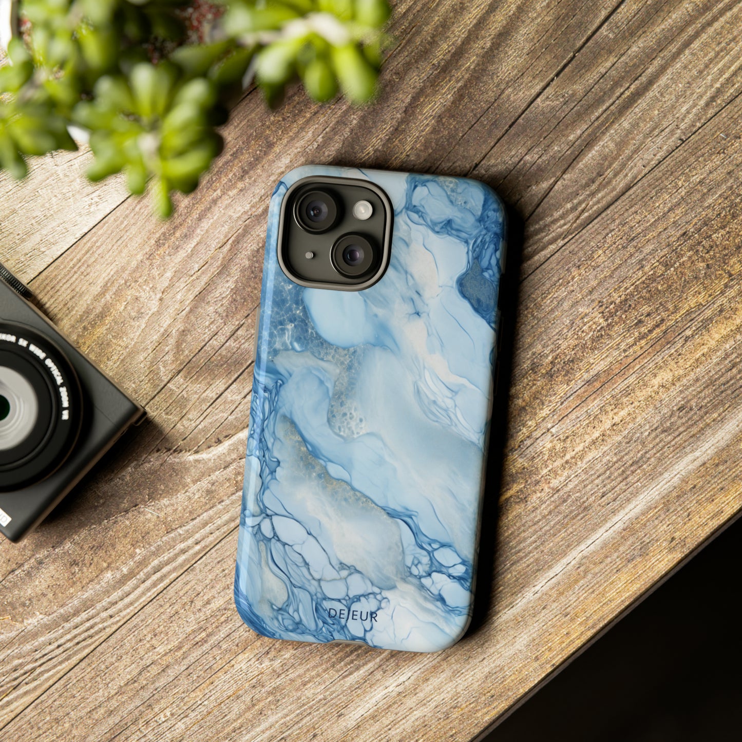 Sky Blue Marble - iPhone Tough Case