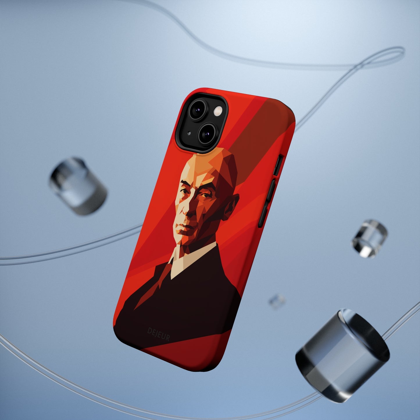 Oppenheimer Minimalist Portrait - iPhone MagSafe Tough Case