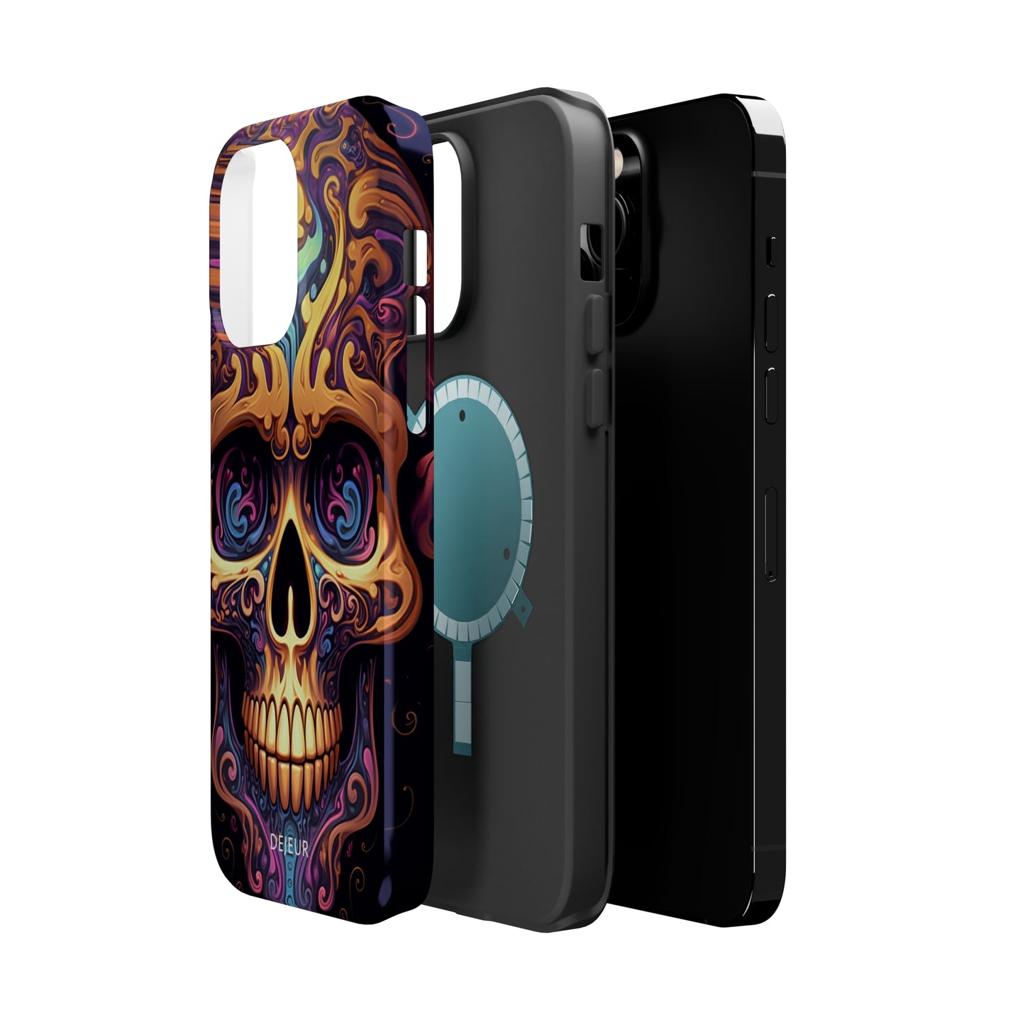 Paisley Skull - iPhone MagSafe Tough Case