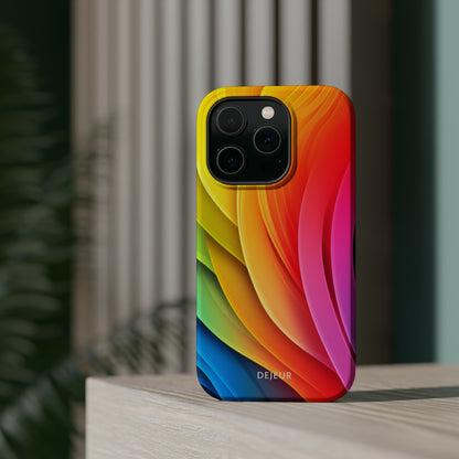 Rainbow Layers - iPhone MagSafe Tough Case