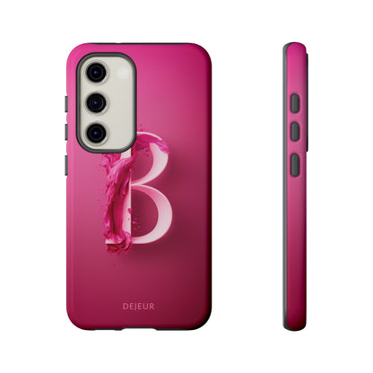 B Hot Pink Splash - Samsung Galaxy Tough Case