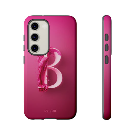 B Hot Pink Splash - Samsung Galaxy Tough Case