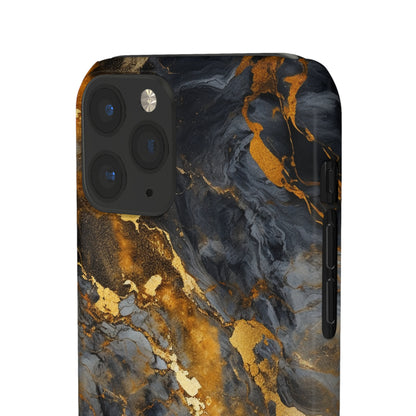 Platinum Gold Marble - iPhone Snap Case