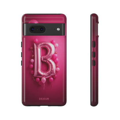 B Magenta Pink Balloons - Google Pixel Tough Case