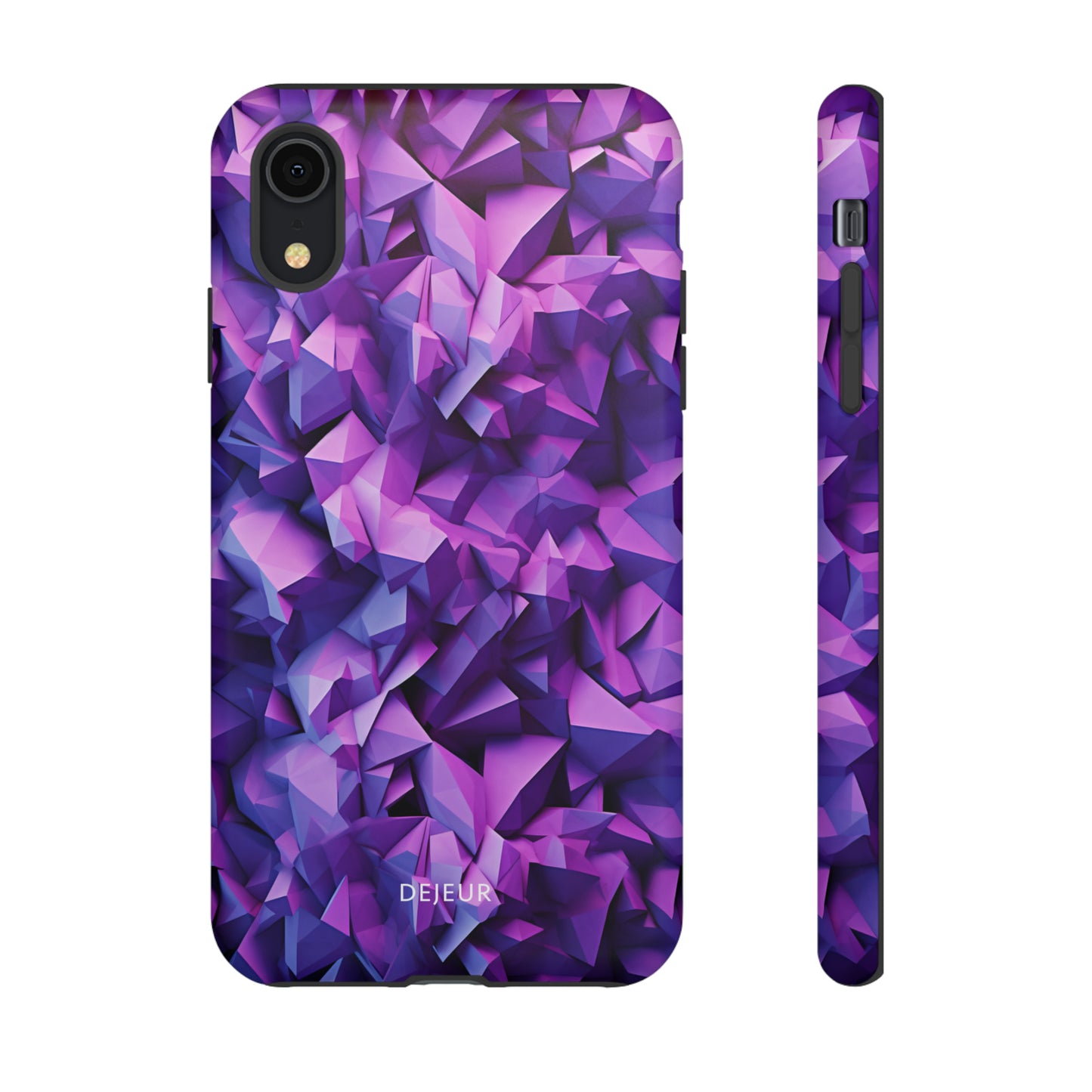 3D Purple Pattern - iPhone Tough Case