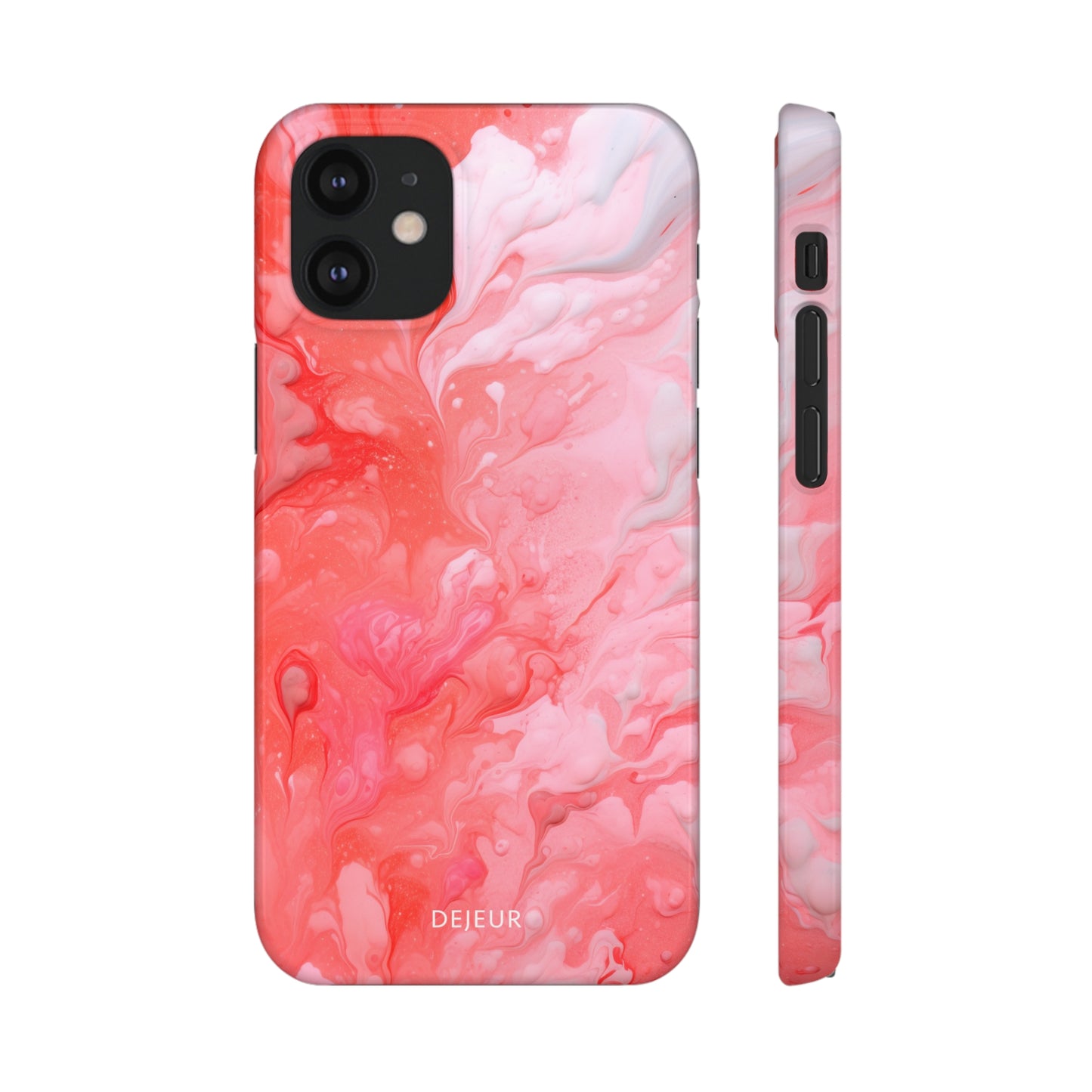 Rose Pink Marble - iPhone Snap Case