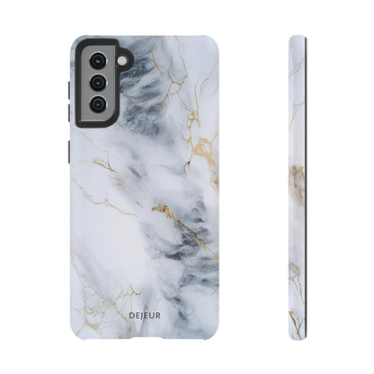 White Gold Marble - Samsung Galaxy Tough Case