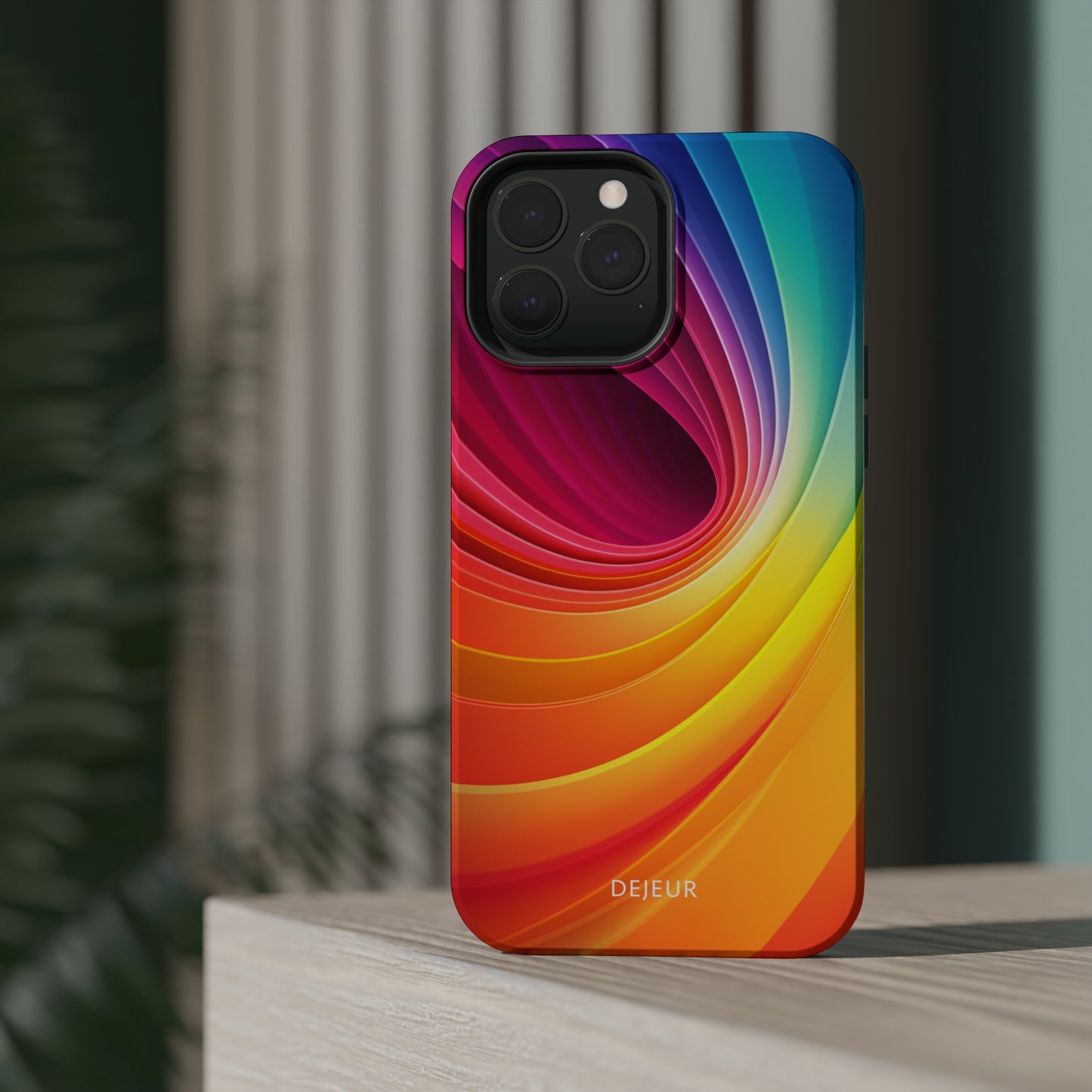 Rainbow Swirl - iPhone MagSafe Tough Case