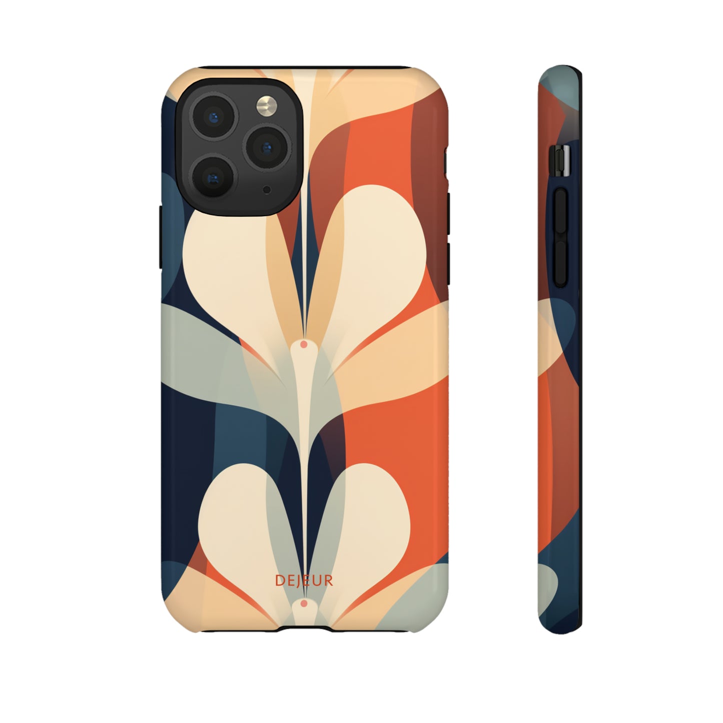 Floral Pattern Symmetrical - iPhone Tough Case