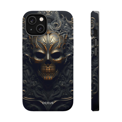 Dark Bronze Skull - iPhone MagSafe Tough Case