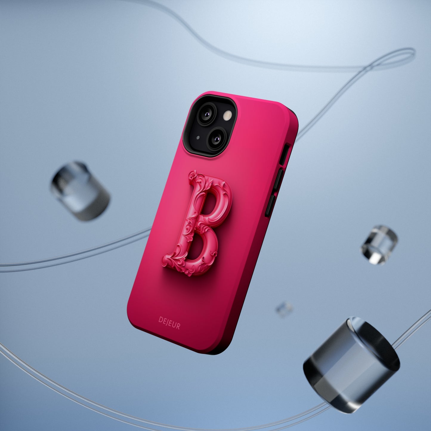 B Hot Pink - iPhone MagSafe Tough Case