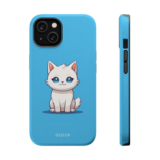 Little Blue Eyed Cat - iPhone MagSafe Tough Case