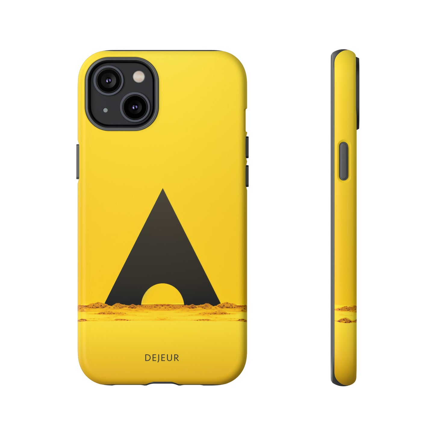 Sun Triangle Yellow - iPhone Tough Case