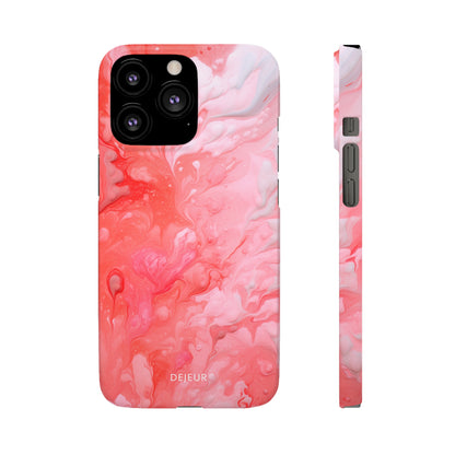 Rose Pink Marble - iPhone Snap Case