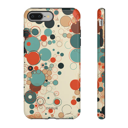 Pastel Line Circles - iPhone Tough Case