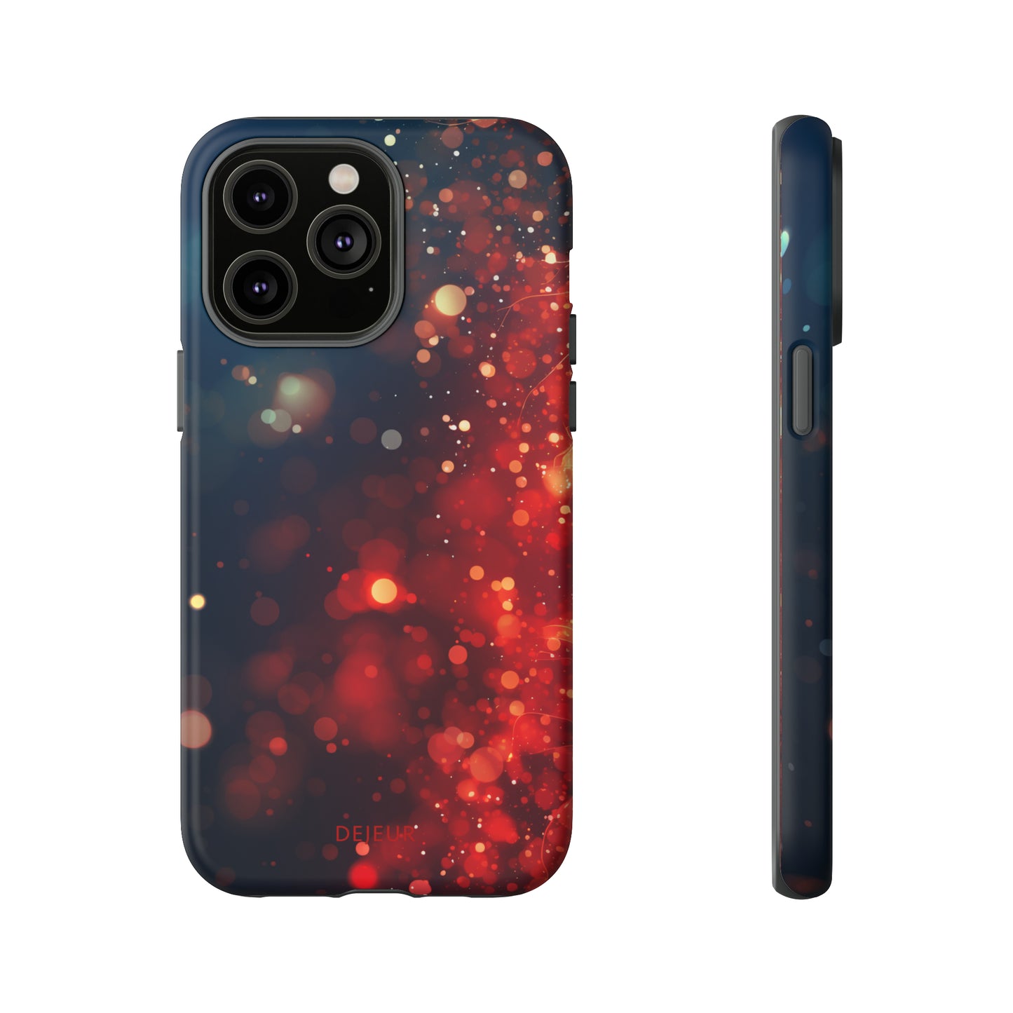 Midnight Red Shimmer - iPhone Tough Case