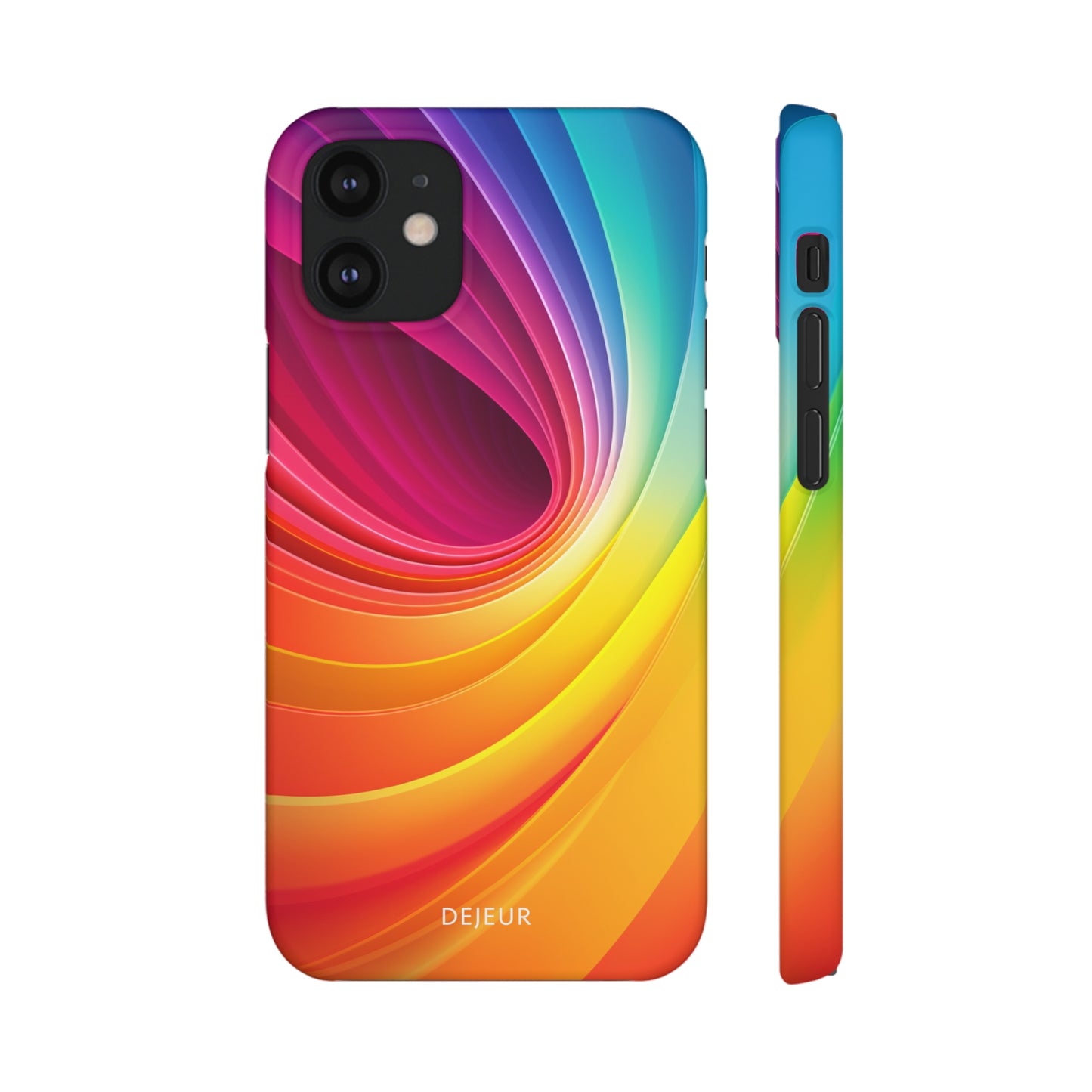 Rainbow Swirl - iPhone Snap Case