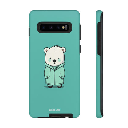 Aqua Coat Bear - Samsung Galaxy Tough Case