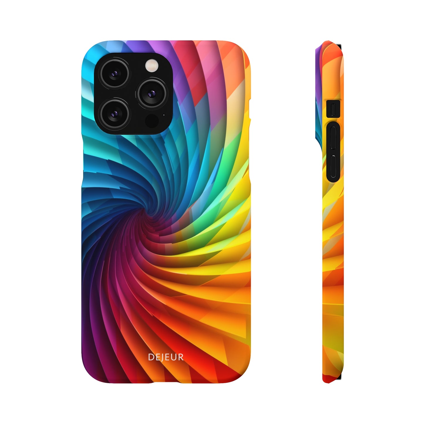 Rainbow Spiral - iPhone Snap Case