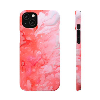 Rose Pink Marble - iPhone Snap Case