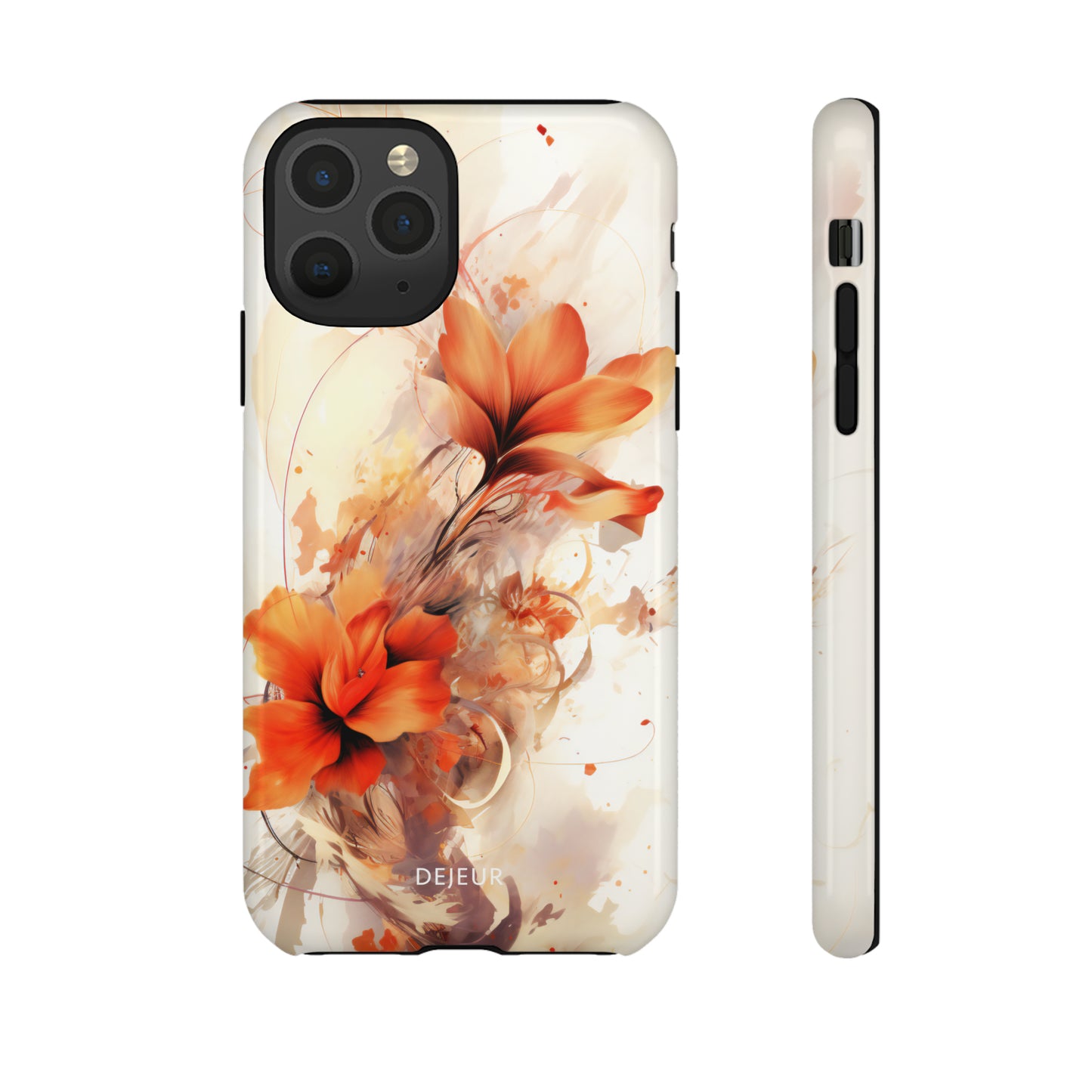 Classic Floral Beige - iPhone Tough Case