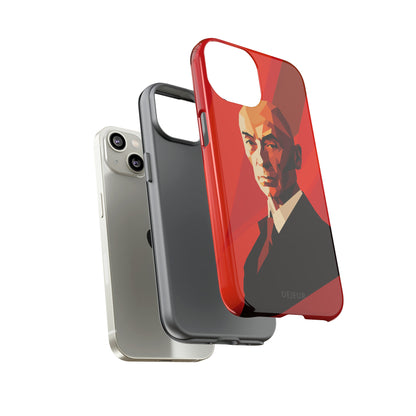 Oppenheimer Minimalist Portrait - iPhone Tough Case