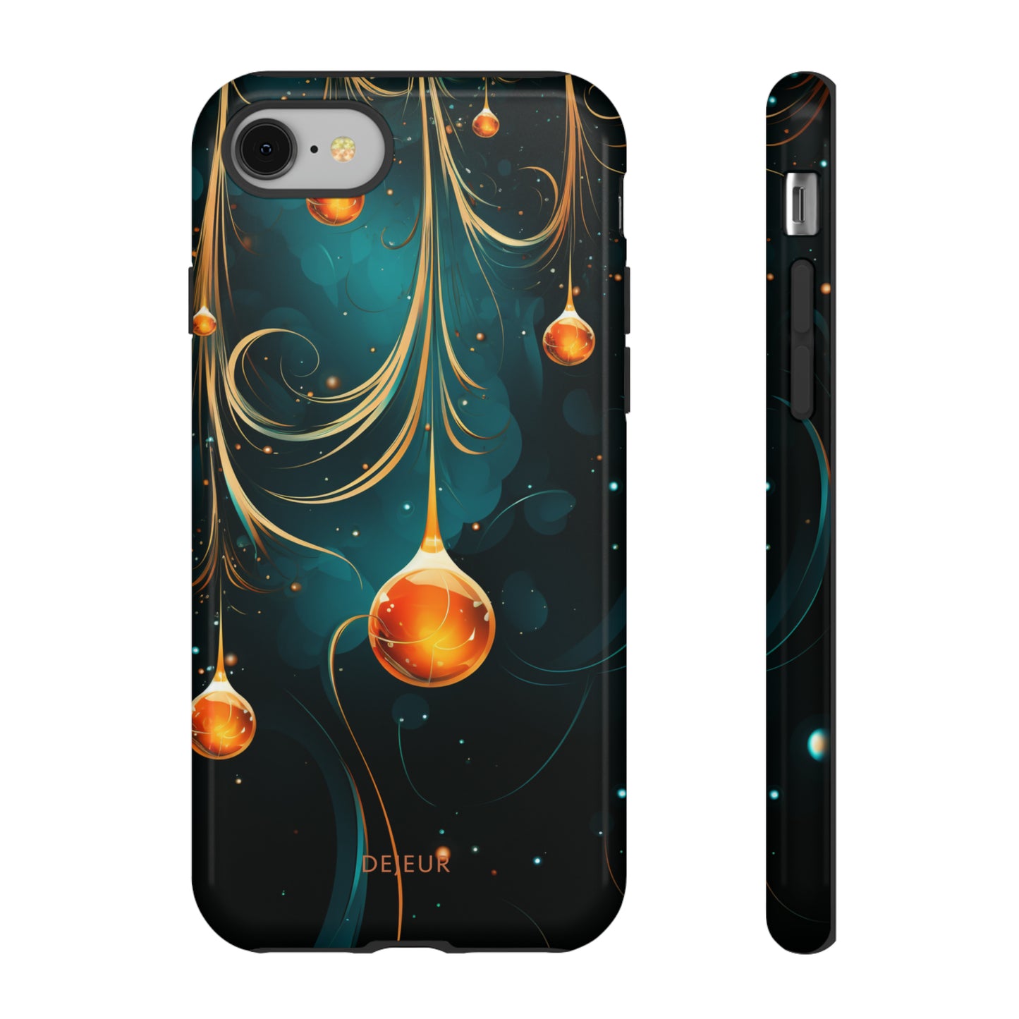 Classic Christmas Baubles - iPhone Tough Case