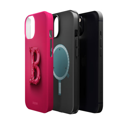 B Hot Pink - iPhone MagSafe Tough Case