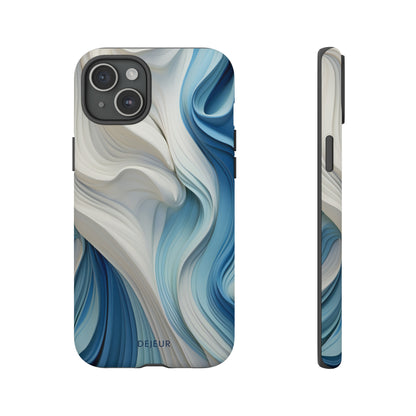 Blue Cream Ripple - iPhone Tough Case