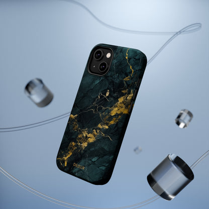 Gold Shadow Marble - iPhone MagSafe Tough Case