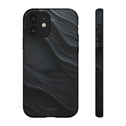 Charcoal Ripples - iPhone Tough Case