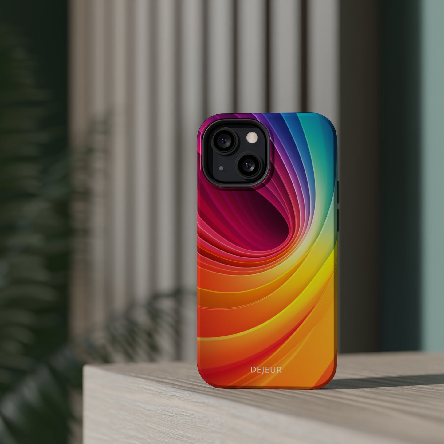 Rainbow Swirl - iPhone MagSafe Tough Case