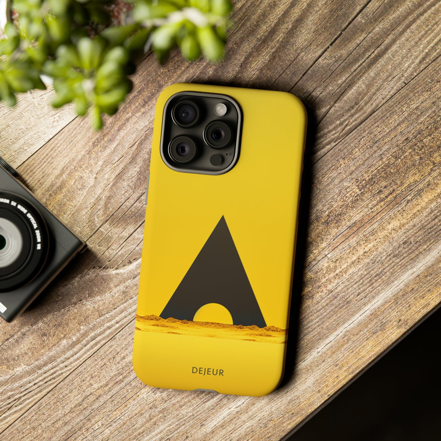 Sun Triangle Yellow - iPhone Tough Case