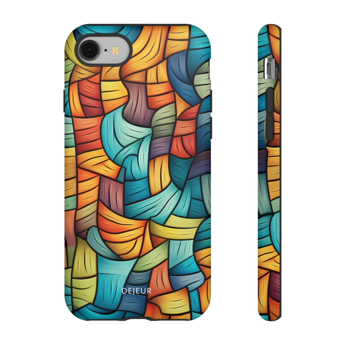 Curved Line Slats - iPhone Tough Case