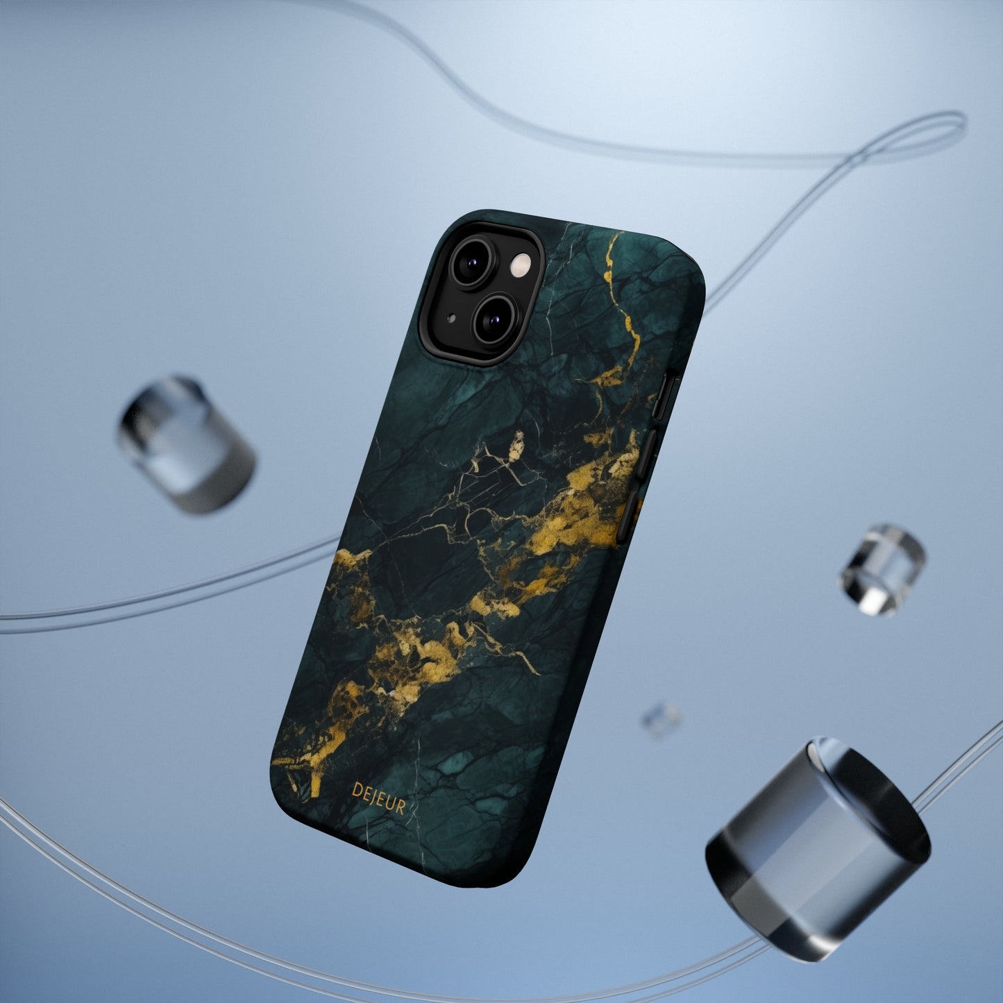 Gold Shadow Marble - iPhone MagSafe Tough Case