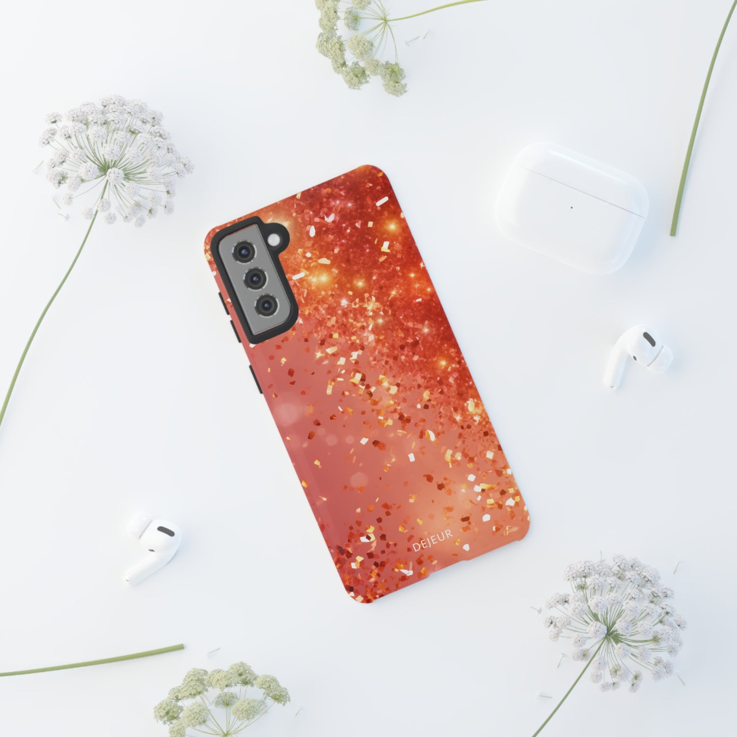 Rose Confetti Glitter - Samsung Galaxy Tough Case