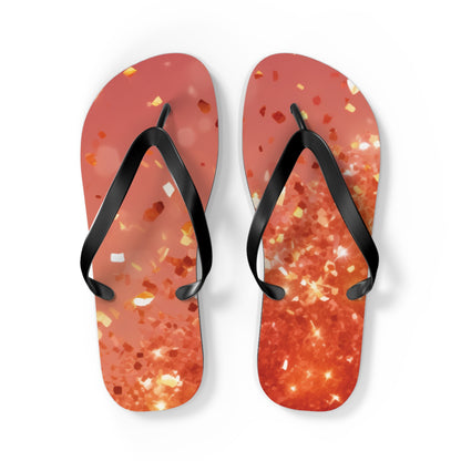 Rose Confetti Glitter - Flip Flops