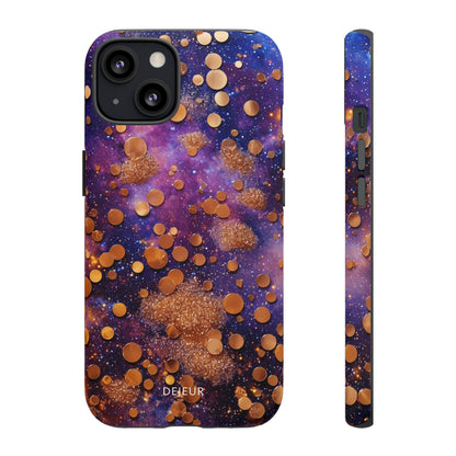 Cosmic Glitter Circles - iPhone Tough Case