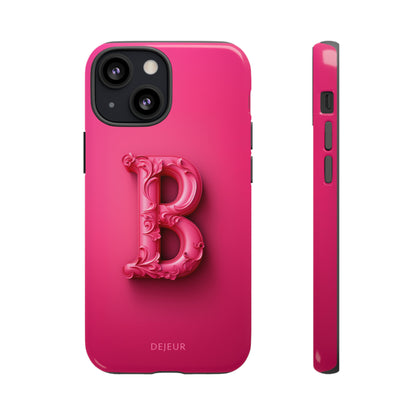 B Hot Pink - iPhone Tough Case