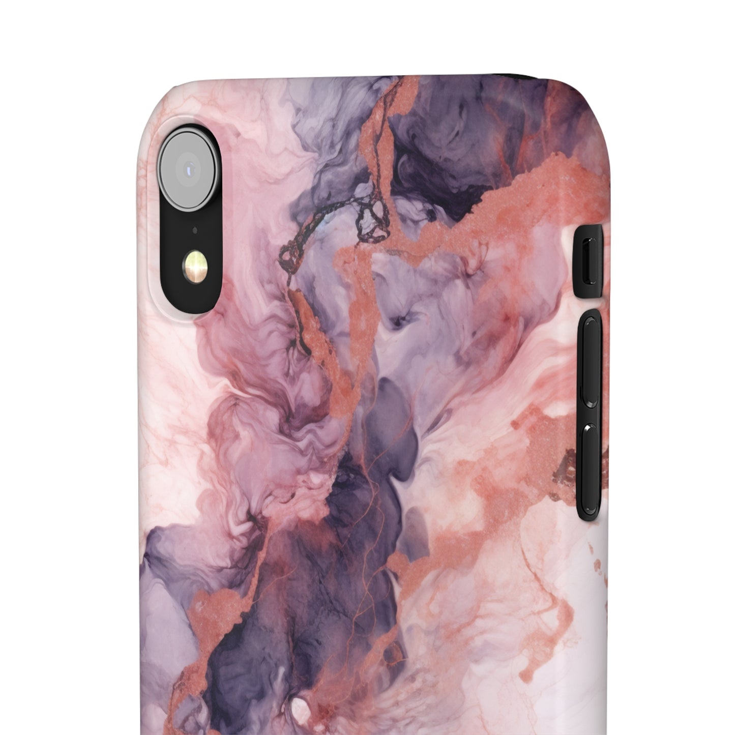 Royal Purple Marble - iPhone Snap Case