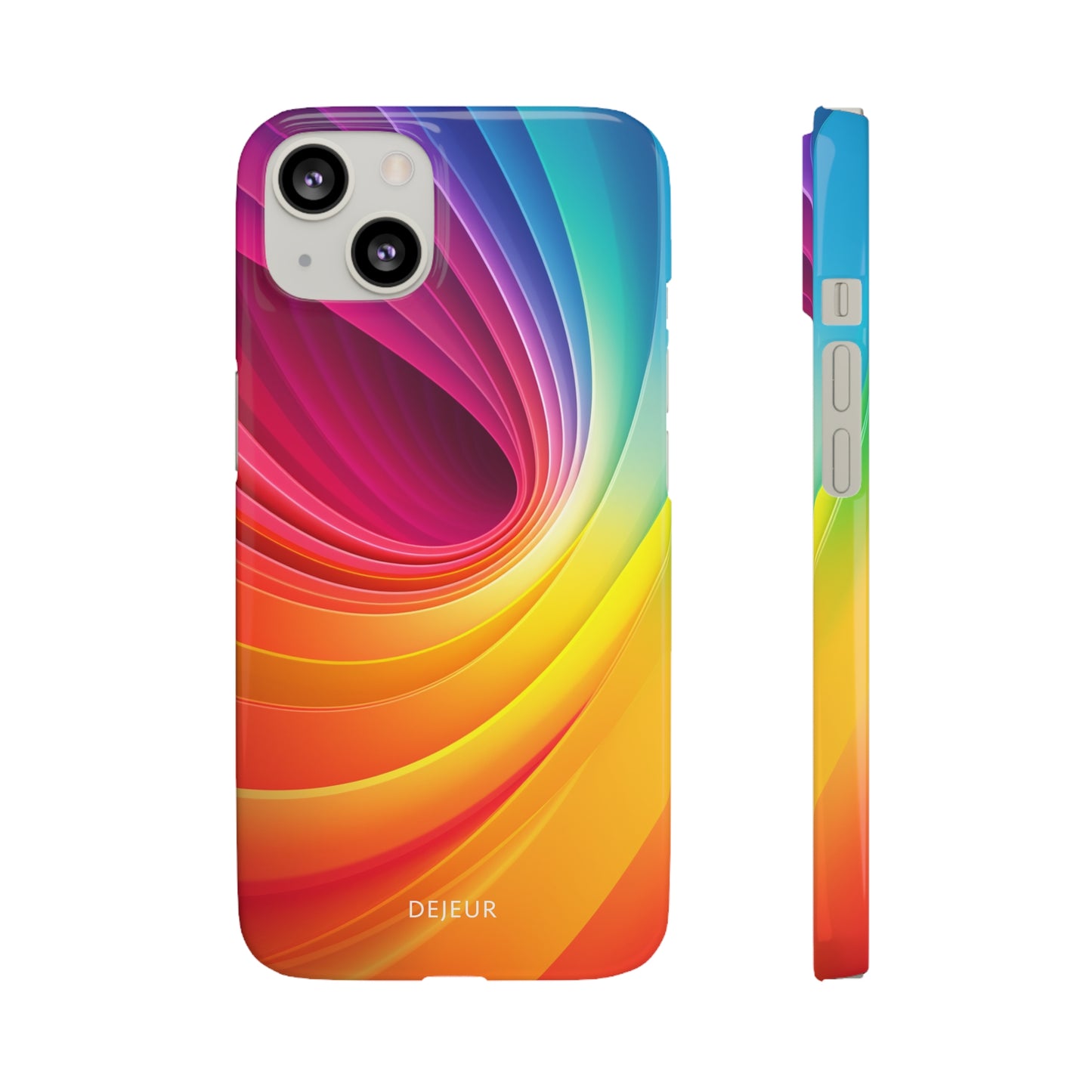 Rainbow Swirl - iPhone Snap Case