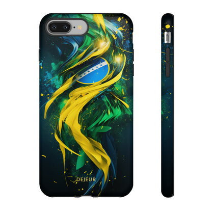 Brazil Splatter Design - iPhone Tough Case