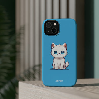 Little Blue Eyed Cat - iPhone MagSafe Tough Case