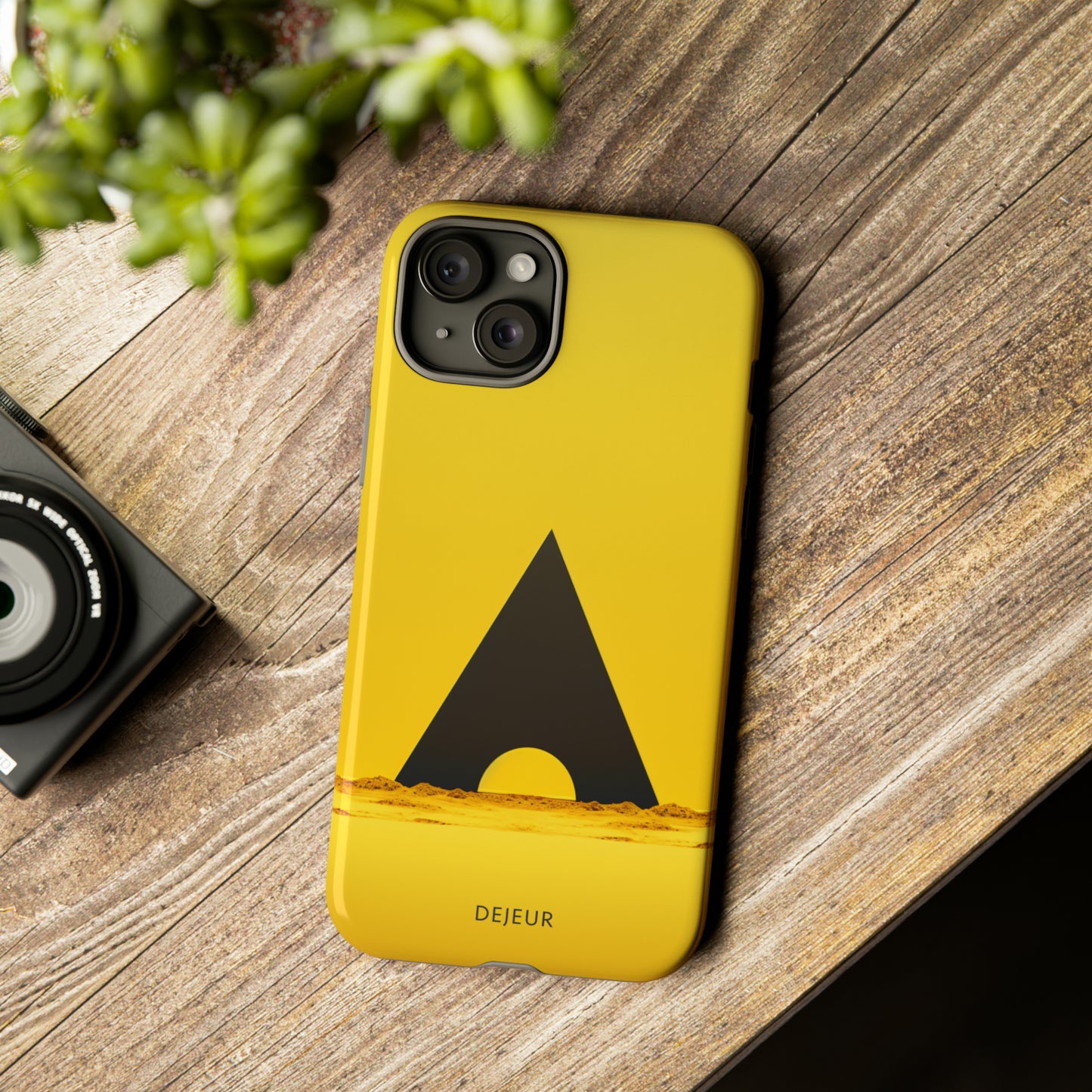 Sun Triangle Yellow - iPhone Tough Case