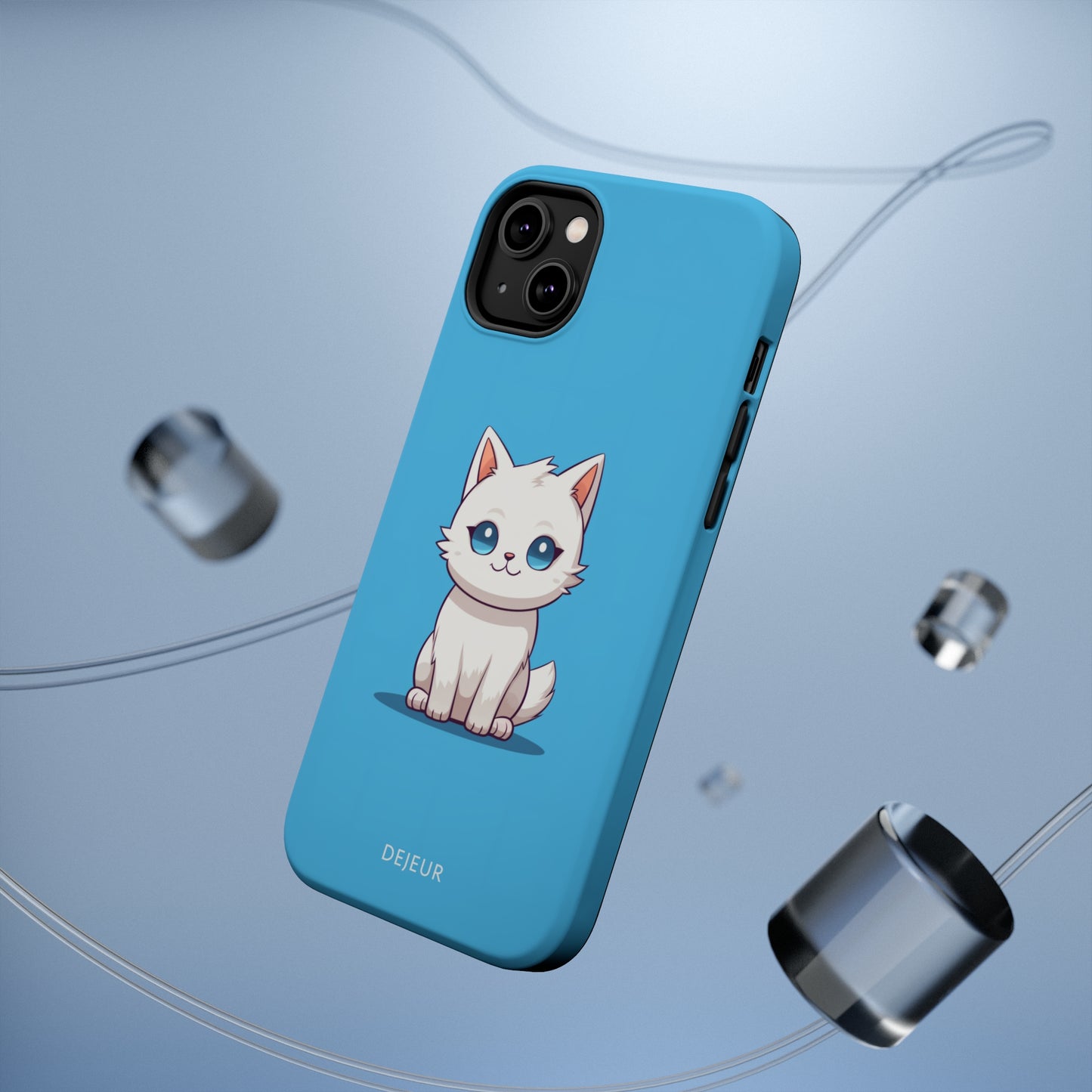 Little Blue Eyed Cat - iPhone MagSafe Tough Case