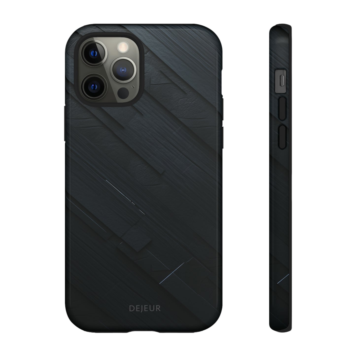 Synthetic Black Graphite - iPhone Tough Case