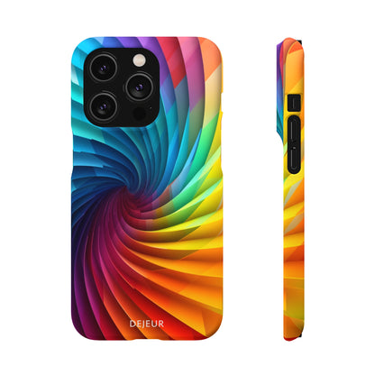 Rainbow Spiral - iPhone Snap Case