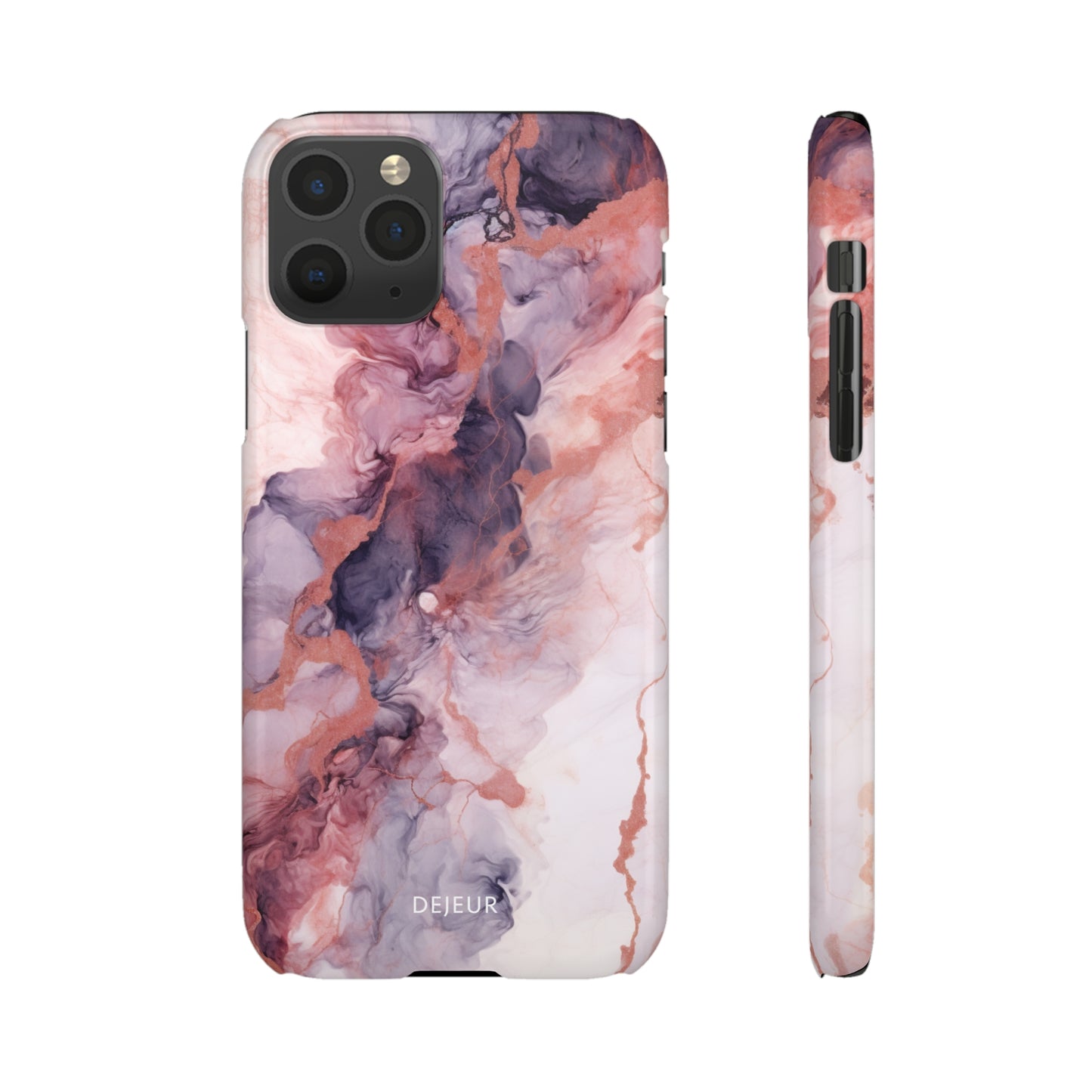 Royal Purple Marble - iPhone Snap Case