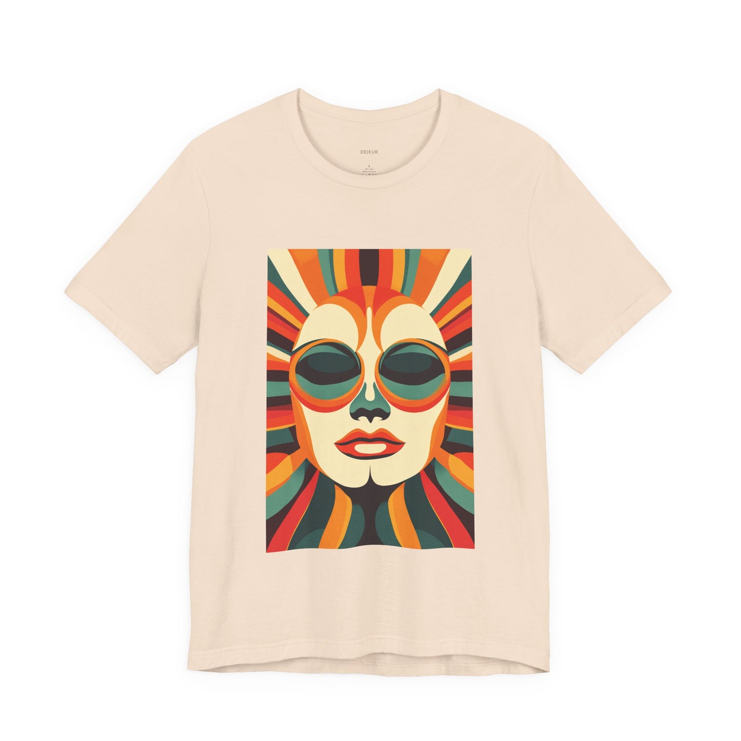 Vintage Retro Radiant Sunbeam Face - Women's T-Shirt